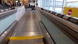 World fastest moving walkway travolator ThyssenKrupp Express Walkway [upl. by Ettenowtna]