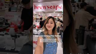 KUALA LUMPUR COFFEE FESTIVAL  Malaysia Brewscape Isetan Coffee Festival [upl. by Ylek]