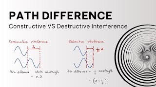 Path Difference Constructive amp Destructive Interference  A Level Physics [upl. by Curtis]