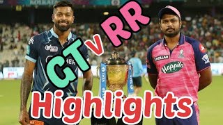 IPL final 2022 highlights between Gujrat Titans and Rajasthan Royals 😍 [upl. by Lokim281]