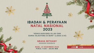 Perayaan Natal Nasional 2023 [upl. by Ardnuassac]