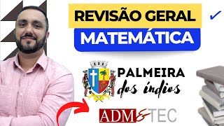 ðŸ’¥CONCURSO PALMEIRA DOS ÃNDISO  REVISÃƒO GERAL MATEMÃTICA [upl. by Launame]