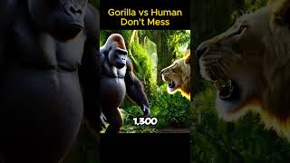 Can You Beat a Gorilla gorilla animals animalfacts [upl. by Ennalorac495]