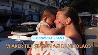 VLOGG  VI ÅKER TILL STADEN AGIOS NIKOLAOS [upl. by Volin]