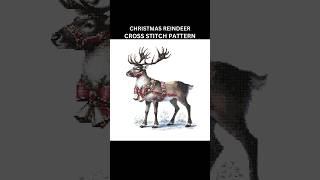 CHRISTMAS REINDEER Cross Stitch Pattern Welovit Cross Stitch  welovitnet  welovit crossstitch [upl. by Pickard771]