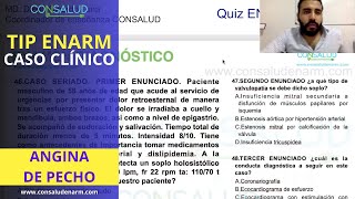 ANGINA DE PECHO CASO CLINICO 👨‍🔬 Que debo hacer  ENARM 2024 [upl. by Htilil697]