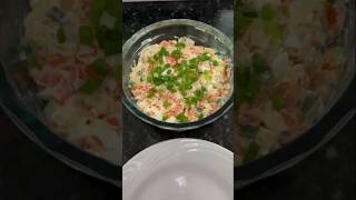 Salada de maionese food comida youtubeshorts [upl. by Duston]