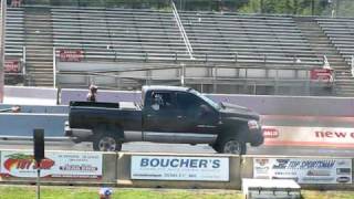 1000hp dodge cummins vs kenworth dump truck [upl. by Sorilda77]