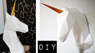 DIY ЕДИНОРОГ своими руками  3D Papercraft Unicorn [upl. by Py]