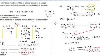 QUÍMICA CBC ESTEQUIOMETRIA RENDIMIENTO Y PUREZA [upl. by Sugna]