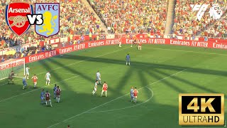 Arsenal v Aston Villa  fc24 fc24gameplay  premierleague  4K60  xboxseriesx [upl. by Elliven814]