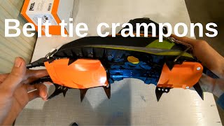 Belt tie crampons  How to put them on [upl. by Giffer]