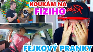 NEJHORŠÍ FEJKOVÝ PRANKY  KOUKÁM NA FIZIHO [upl. by Akessej]