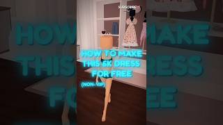 How to get this 6K DRESS for FREE dresstoimpress dtiktokviral viral fypシ゚viral fypage roblox [upl. by Rhodes]