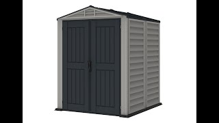 Duramax Building Products 5x5 YardMate Plus Shed Install [upl. by Edmondo965]