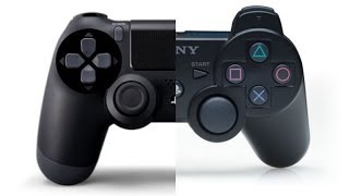 Comparing Dualshock 3 to Dualshock 4 [upl. by Ydderf238]