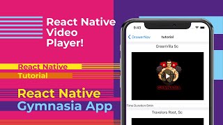 Create React native video Player  React Native Video Player [upl. by Maples]