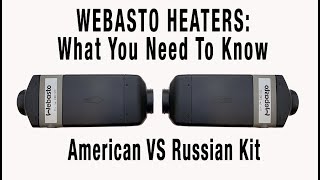 5 Webasto Russian Air Top 2000 STC vs North American kit [upl. by Sairahcaz]