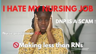 I REGRET BECOMING A NURSE PRACTITIONER … 1 year later [upl. by Yddur]