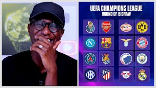 LIGUE DES CHAMPIONS TIRAGE AU SORT 8ie  CHAMPIONS LEAGUE DRAW [upl. by Whitaker754]