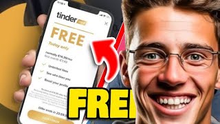 How I Got Free Tinder Gold Using This Tinder Gold Promo Code ⭐️Unlimited Swipes ➡️ See Who Likes You [upl. by Ecirahc570]