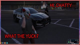 Both POV Chatterbox gets shock when meeting Cornwood with Ray Monds voice  GTA V RP NoPixel 40 [upl. by Annhoj843]