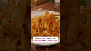 Homemade Chewy Noodles With Gluten Recipe 😍 [upl. by Warfield]