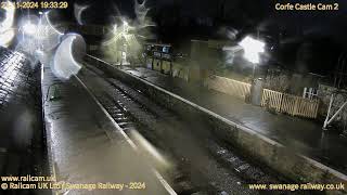 Corfe Castle Station Cam2  Swanage Railway  Railcam UK [upl. by Can572]