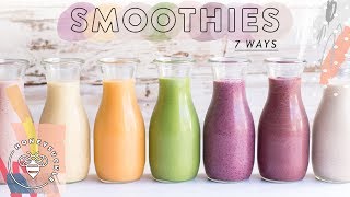 7 LifeChanging HEALTHY SMOOTHIES 🍓 HONEYSUCKLE [upl. by Buller]