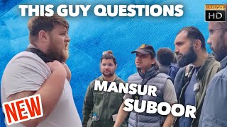 Answer me Mansur amp Suboor Vs non religious Guy Speakers Corner [upl. by Odlonra234]