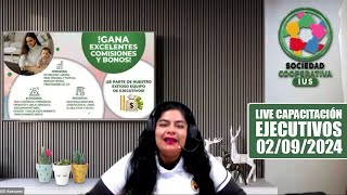 Live Capacitación Ejecutivos 02092024 IUSAsesores AseguramientoIMSS [upl. by Esiocnarf]