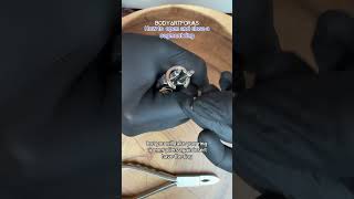 How to open and close a segment ring shorts bodyjewelry [upl. by Amann]