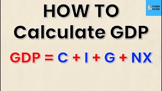 Learn How to Calculate GDP in Under 5 Minutes  Think Econ [upl. by Doughty]