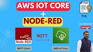 NodeRED to AWS IoT Core using MQTT  Simple Step By Step Tutorial [upl. by Pasco]