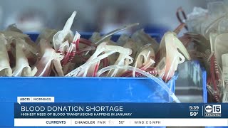 Vitalant in need of donations during emergencylevel blood shortage [upl. by Steffy]