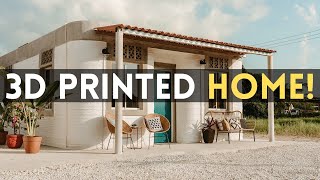 3d Printed Homes In Mexico [upl. by Rednasyl429]