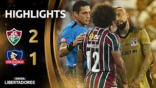 FLUMINENSE vs COLOCOLO  HIGHLIGHTS  CONMEBOL LIBERTADORES 2024 [upl. by Nibas533]