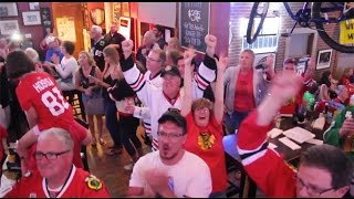 Chicago Blackhawks Fans Celebrate 2015 Stanley Cup Win at Wool Street [upl. by Eads964]