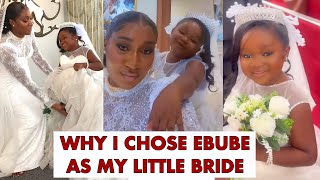 Faith Duke Reveals Why She Chose Ebube Obio As Her Little Bridesmaid At Her Wedding Amidst Criticism [upl. by Anail]