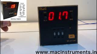 Digital timer  thumbwheel timer mac instruments  instruments [upl. by Einafpets]