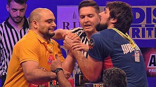 Vitalii LALETIN VS Ion ONCESCU  ARM WRESTLING 2016 [upl. by Viridissa283]