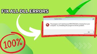 Fix All Dll File Errors In Windows NEW [upl. by Ykcaj]