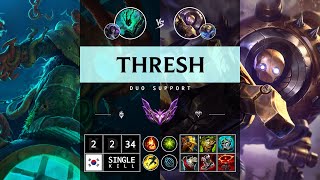 Thresh Support vs Blitzcrank  KR Master Patch 1412 [upl. by Kory850]