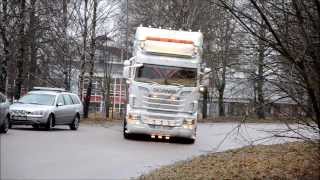 Kvics Transport Scania R560 [upl. by Annwahs507]