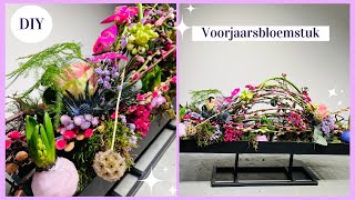 XXXL VOORJAARSBLOEMSTUK 🌸VOORJAARSBOLLETJES amp winactie Cursus Bloemschikken 207  Carlein Tukkers [upl. by Koenraad388]