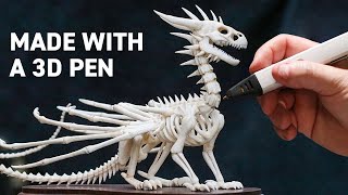 REES52 3D Pen 2nd Generation full Introduction STEP BY STEP make a sketch [upl. by Laehcimaj]