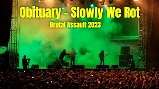 Obituary Slowly We Rot Live at Brutal Assault 2023 [upl. by Asik]