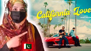 Paksitani Reaction on Cheema Y  Gur Sidhu Official Video CALIFORNIA LOVE [upl. by Lisabeth]