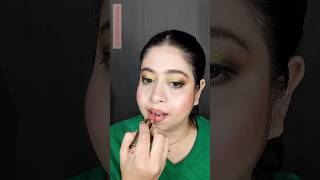 The best Peach brown Nude Lip Combo shortsfeed makeuptutorial makeup shorts nykaa [upl. by Atinej]