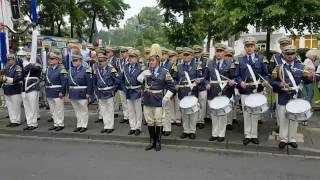 Die große OberstParade am Sonntag in Kapellen zu Ehren des Oberst HeinzWilli Otten 2016 [upl. by Jahdal]